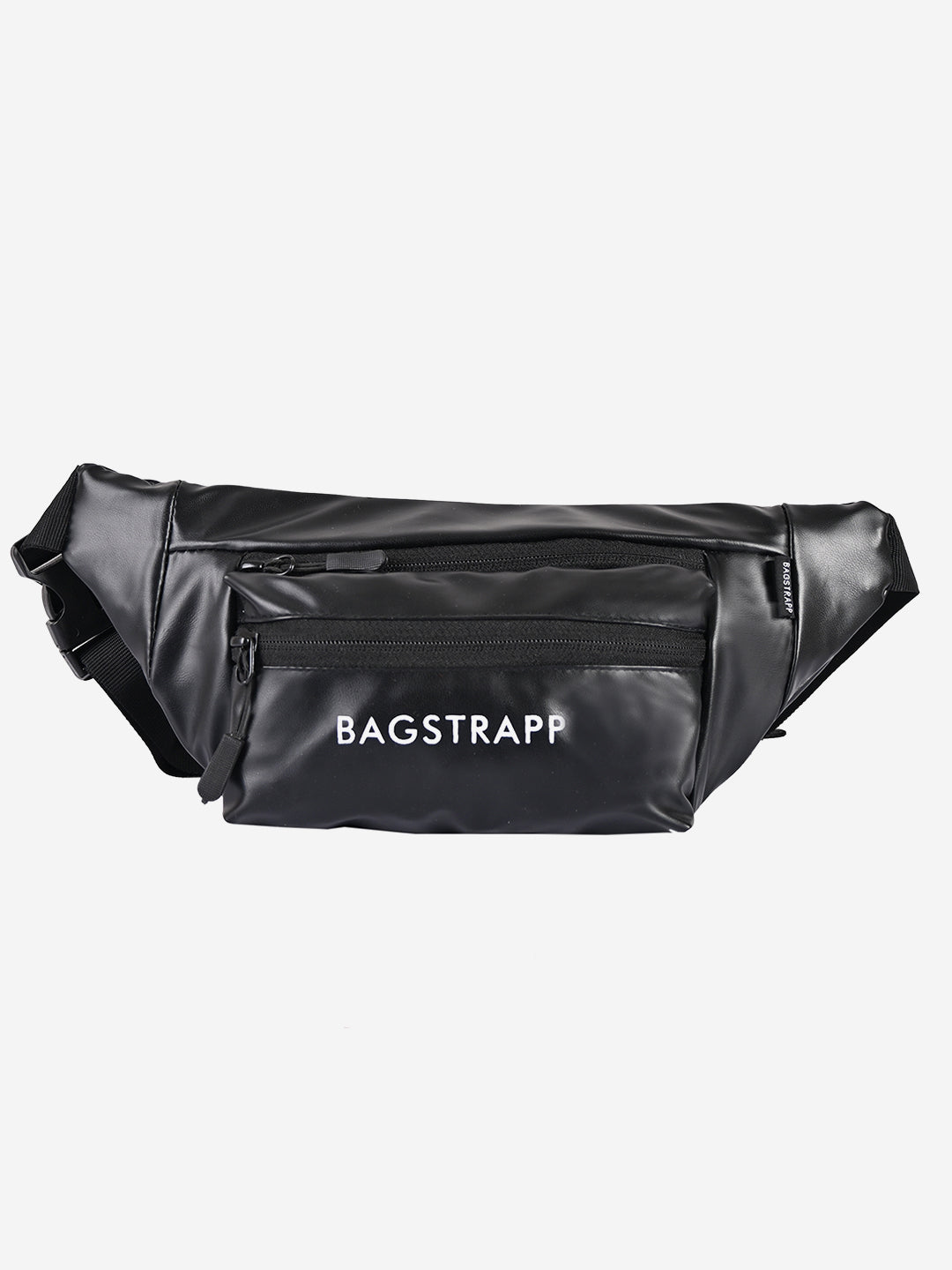 Bagstrapp Unisex Black Solid Waist Bag