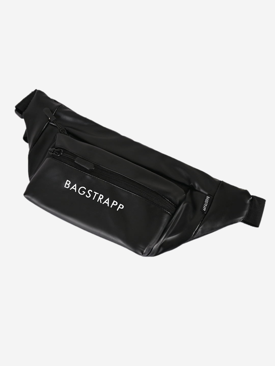 Bagstrapp Unisex Black Solid Waist Bag