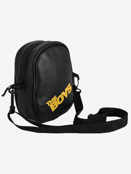 Bagstrapp Unisex Black Solid Sling Bag