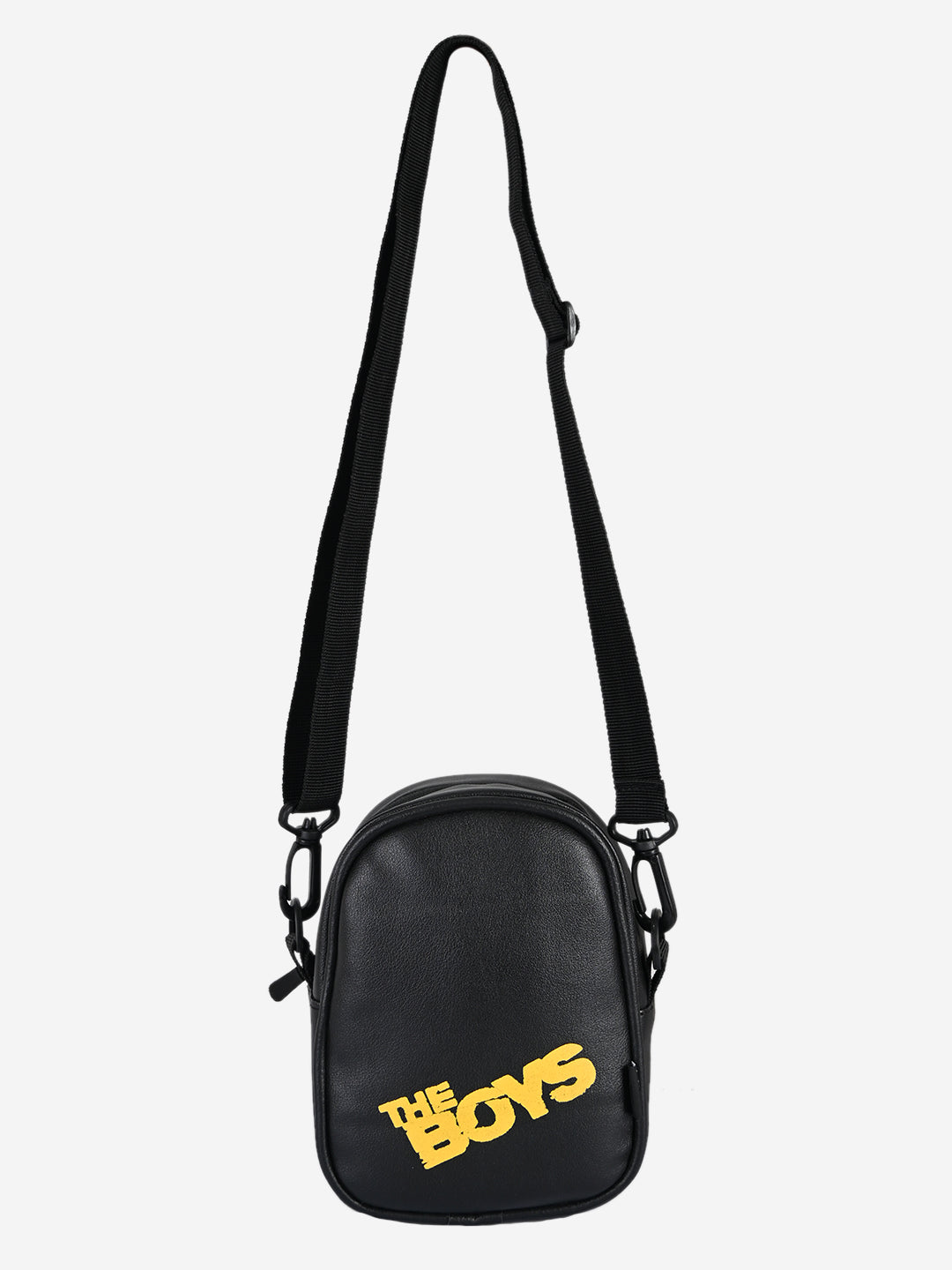 Bagstrapp Unisex Black Solid Sling Bag