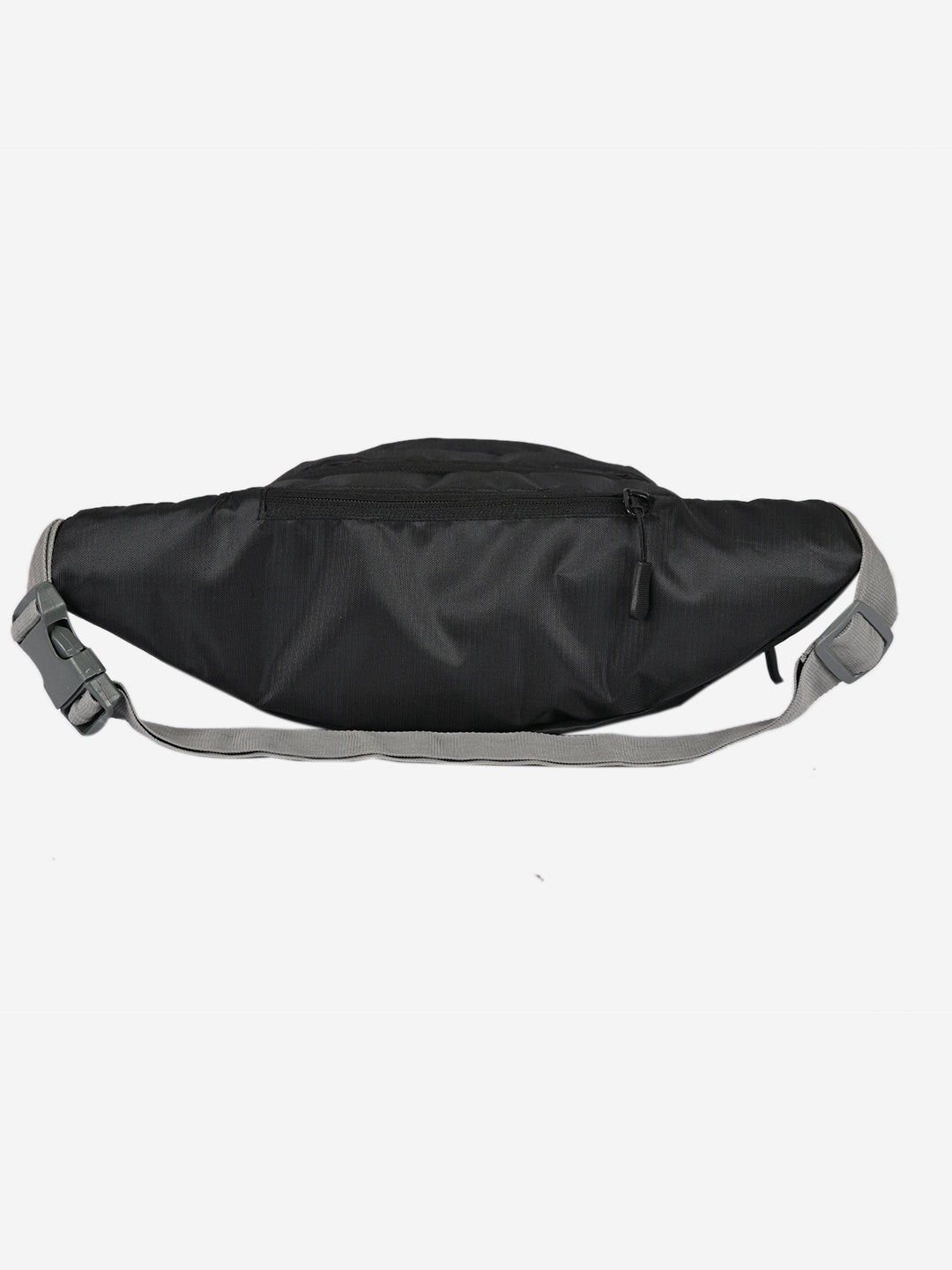 Bagstrapp Unisex Black/Grey Solid Waist Bag