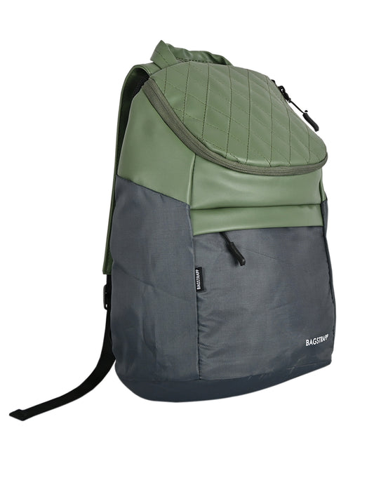 Bagstrapp Green/Grey Mini Backpack